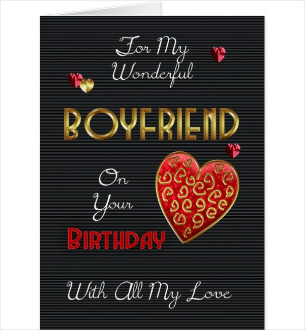 Printable Birthday Cards For Boyfriend