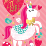 Beautiful Unicorn Birthday Card Greetings Island