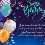 Free Happy Birthday Card With Color Balloons