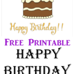 Free Printable Birthday Cards Without Joining Printable Birthday Cards