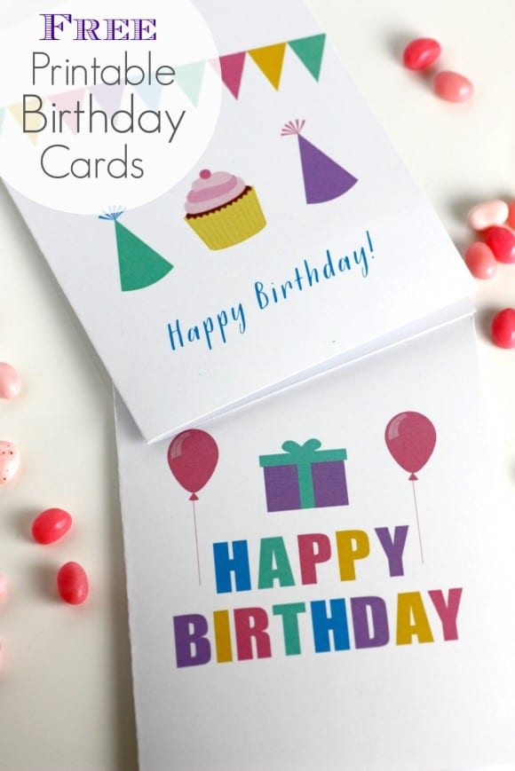 Free Printable Birthday Cards Without Joining Printable Birthday Cards
