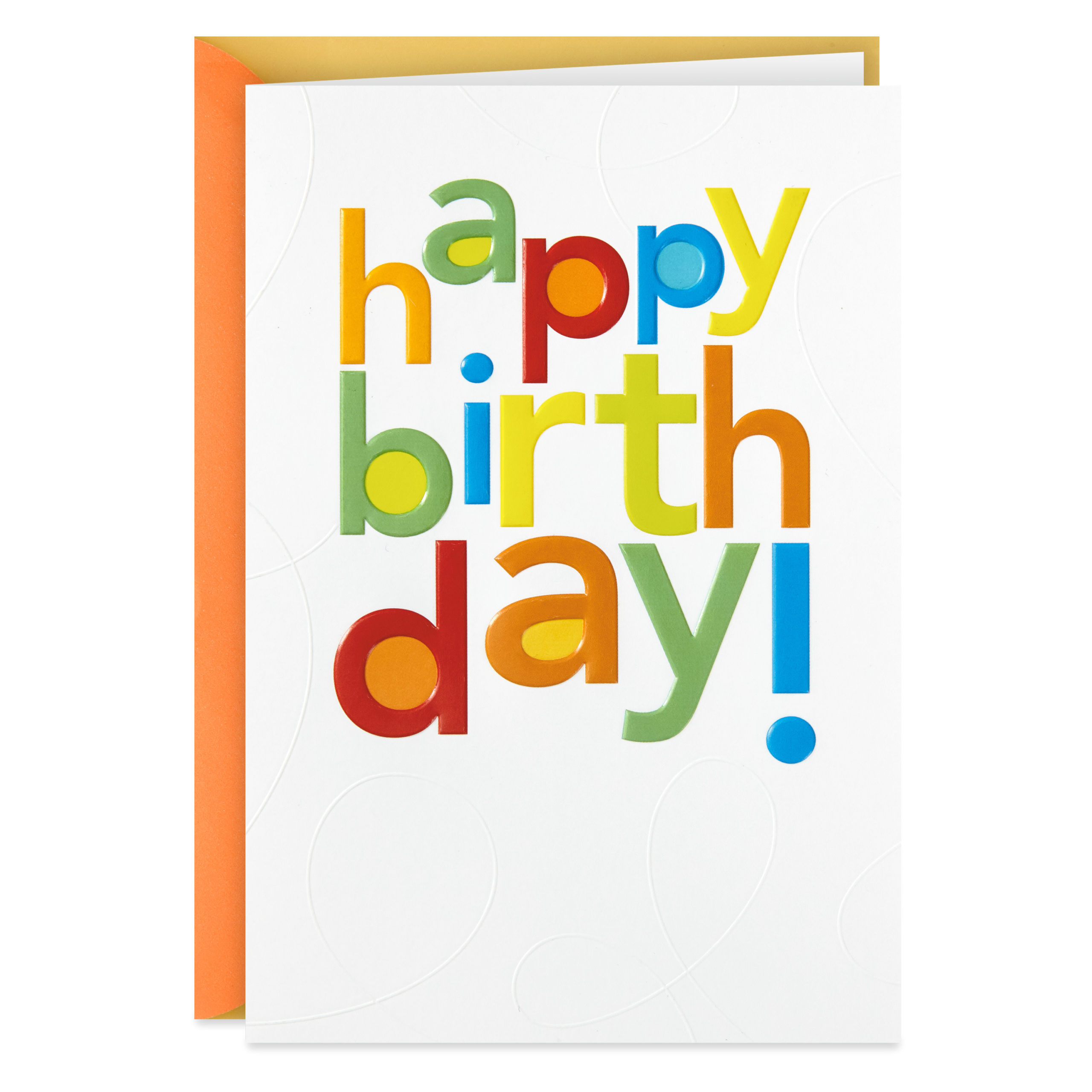 Hallmark Birthday Card Bright Wishes Walmart Walmart