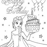 Printable Birthday Card Coloring Pages 101 Activity
