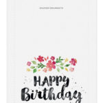 Printable Birthday Card For Her Happy Birthday Card Cute Birthday