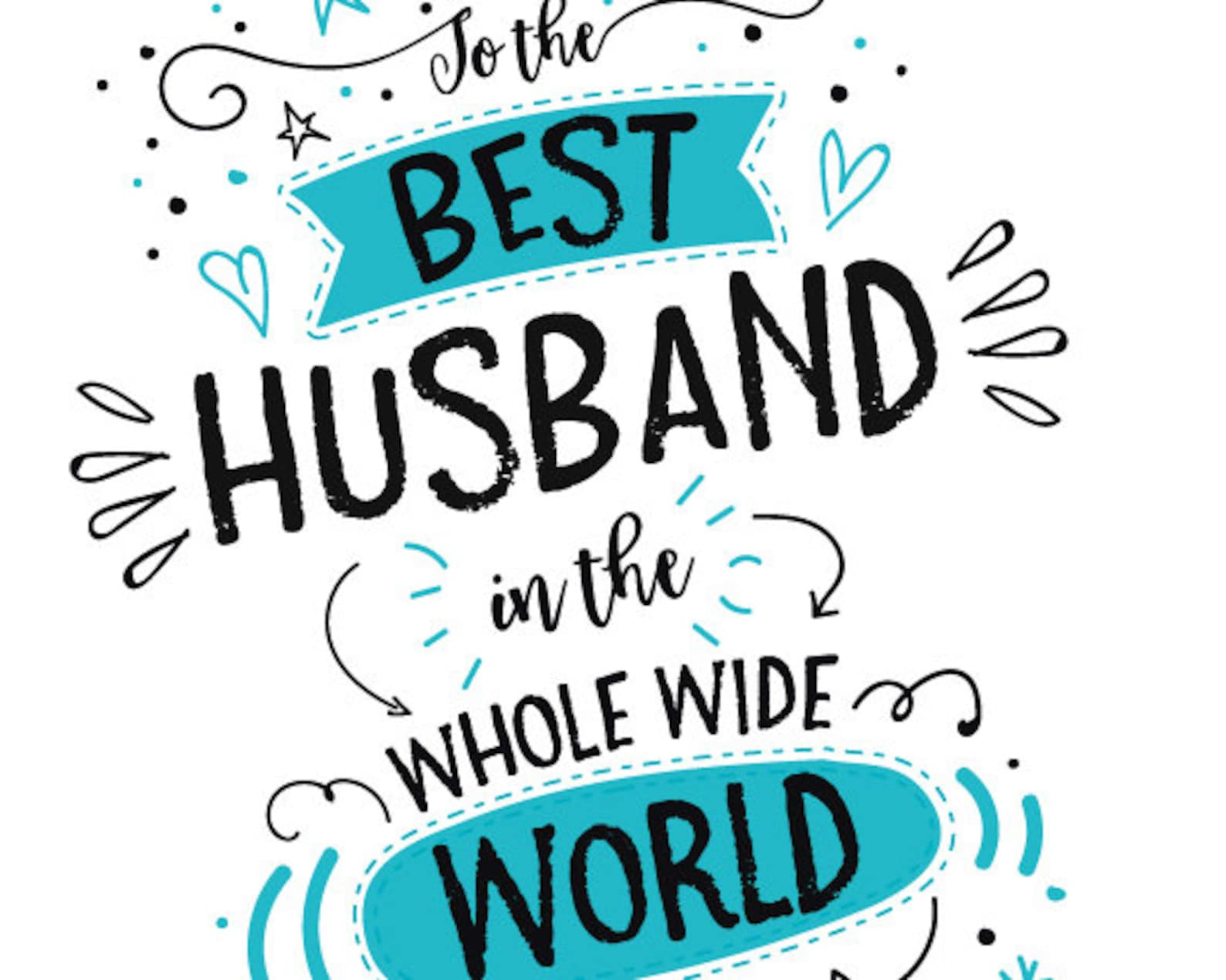 Printable Birthday Card For Husband To The Best Husband In Etsy