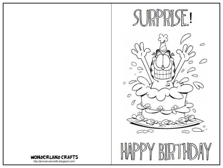 Printable Birthday Cards Free Online Foldable