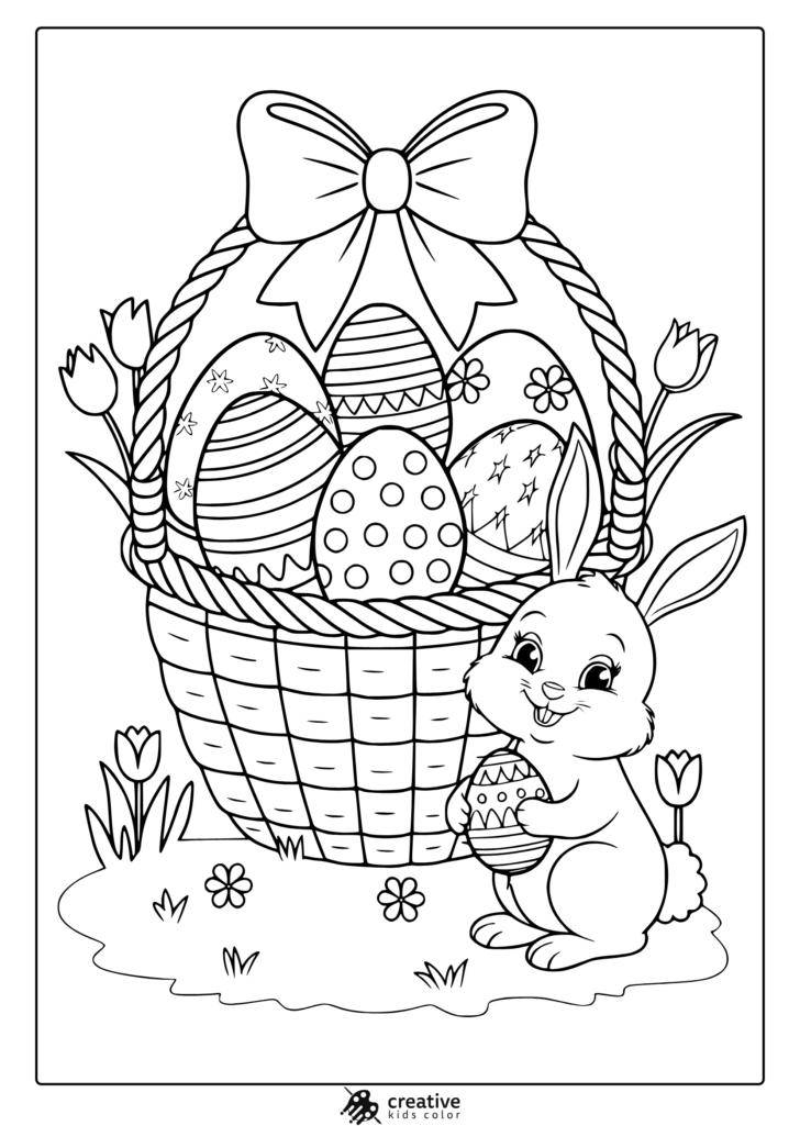 Easter Printable Cards to Color
