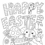 Buy Free Easter Card Colouring Download For Gbp 3.00 | Hobbycraft Throughout Easter Printable Cards To Color