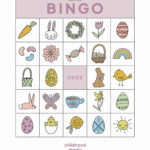 Easter Bingo   Childhood Magic Intended For Printable Free Printable Printable Easter Bingo Cards