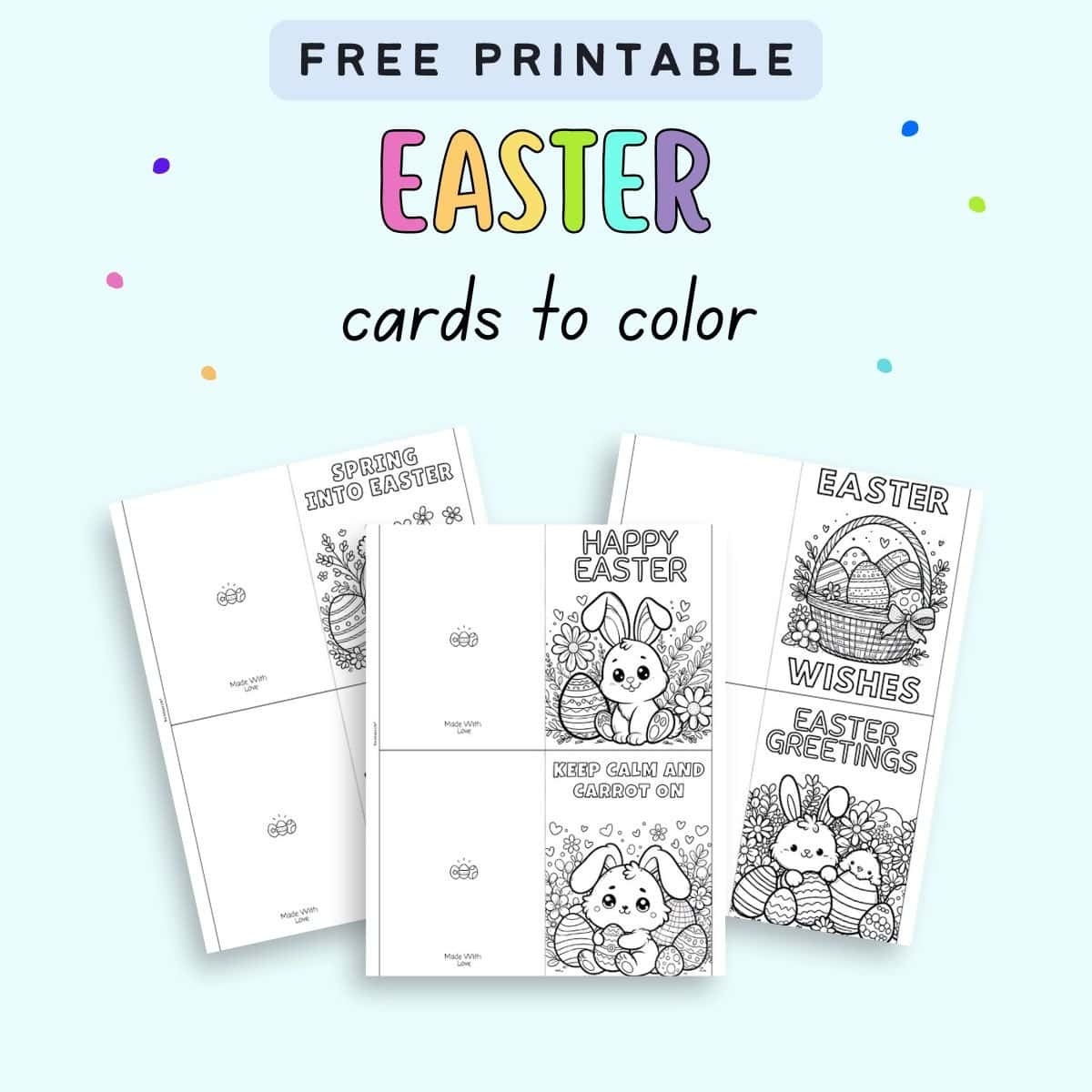 Easter Card Free Printables - The Artisan Life for Free Printable Easter Card Sentiments