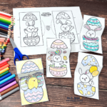 Easter Egg Cards For Diy Coloring Fun For Kids (12 Free) In Easter Egg Cards Printable