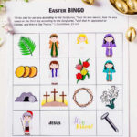 Free Easter Bingo Printable Game With Free Printable Easter Bingo Cards Religious
