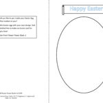 Free Easter Cards & Springtime Colouring Activities For Children In Easter Card Printable Worksheets