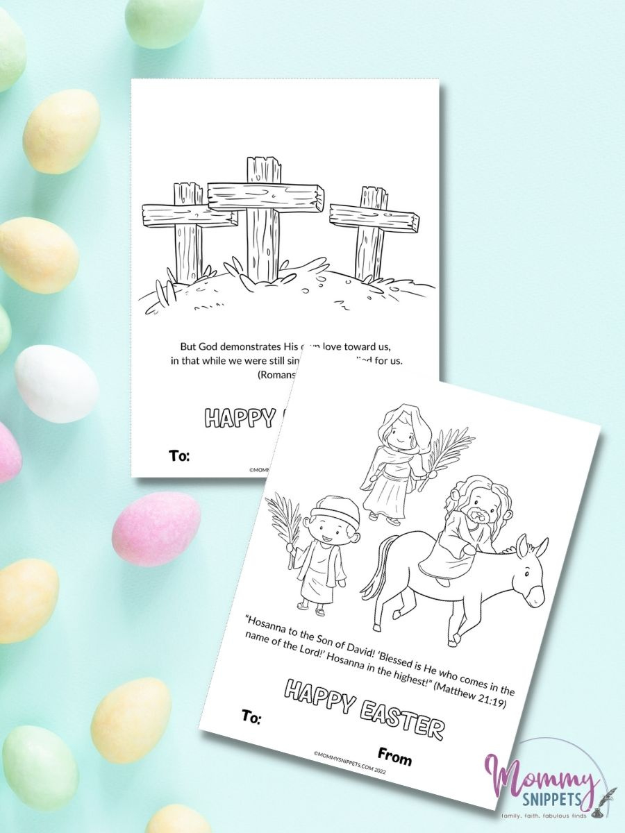 Free Printable Christian Easter Cards For Kids To Color And Share - throughout Printable Easter Cards Religious