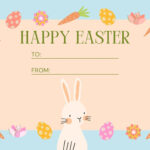 Free Printable, Customizable Easter Card Templates | Canva Pertaining To Easy Printable Easter Cards