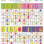 Free Printable Easter Bingo Cards For Easter Bingo Cards Free Printable