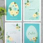 Free Printable} Easter Cards   Botanical Paperworks Within Free Printable Easter Card Sentiments