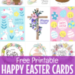 Free Printable Easter Cards & Easter Card Templates To Color Intended For Free Printable Easter Thank You Cards