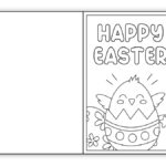 Free Printable Easter Cards To Color (Perfect For Kids!)   The For Easter Printable Cards To Color