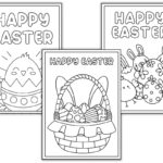 Free Printable Easter Cards To Color (Perfect For Kids!)   The Within Free Printable Kids Easter Cards
