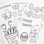 Free Printable Easter Coloring Pages For Kids   Fox Farm Home Inside Free Printable Colouring Easter Cards