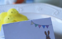 Free Printable Easter Place Cards – Cooking Up Cottage pertaining to Free Easter Place Cards Printable