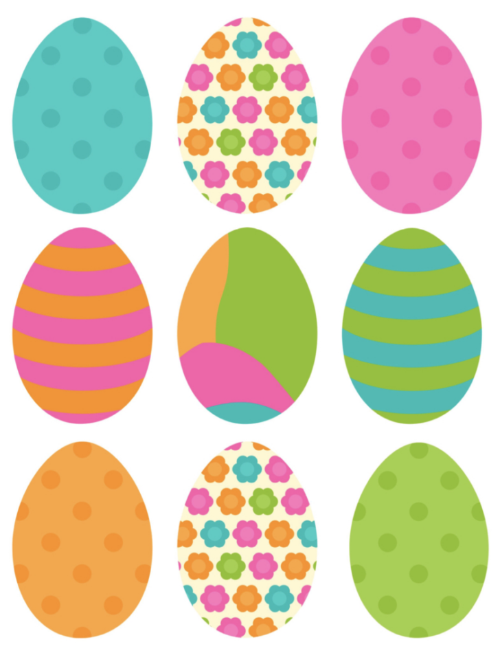 Easter Egg Card Free Printable