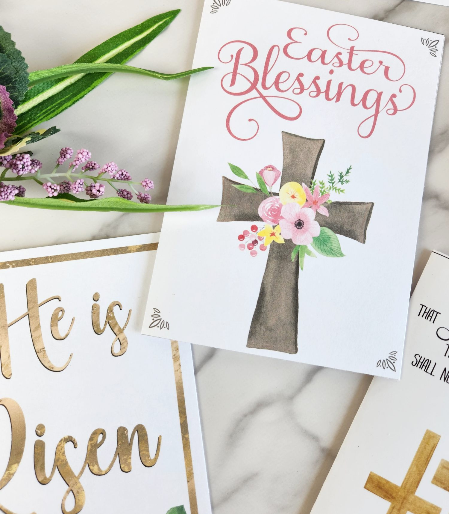 Free Printable Religious Easter Card (3 Designs!) - Leap Of Faith in Printable Easter Cards Religious