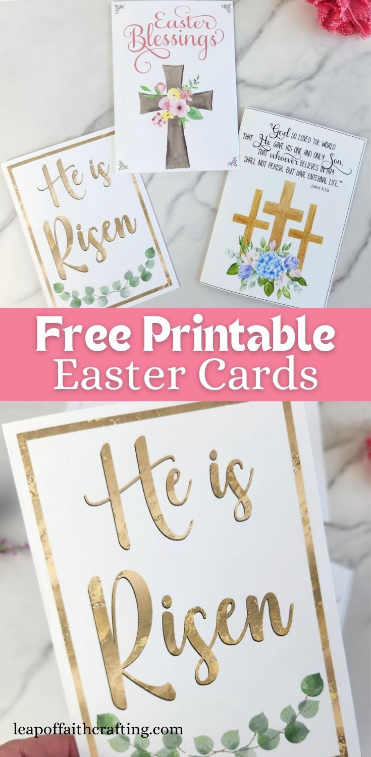 Free Printable Religious Easter Card (3 Designs!) - Leap Of Faith inside Free Printable Religious Easter Cards For Husband