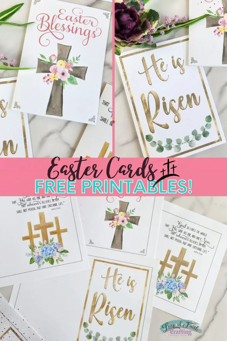 Free Printable Religious Easter Card (3 Designs!) with regard to Printable Easter Cards Religious