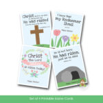 Kids Printable Christian Easter Cards | Religious, Bible Easter In Printable Easter Prayer Cards