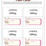 Printable Easter Place Cards   Add A Little Adventure Pertaining To Easter Place Cards Free Printable