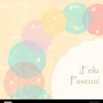 Spanish Greeting Card Easter Text Hi Res Stock Photography And Intended For Free Printable Easter Cards In Spanish