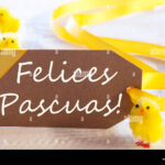 Spanish Greeting Card Easter Text Hi Res Stock Photography And Throughout Free Printable Easter Cards In Spanish
