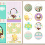 The Cherry On Top: Free Easter Printables Stickers A Template And Inside Free Printable Easter Card Toppers